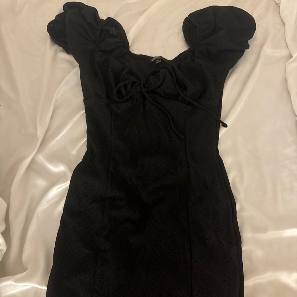 cute black mini dress